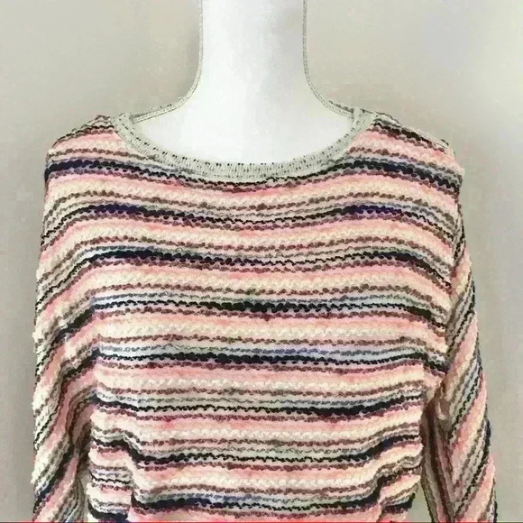 Anthropologie Postage Stamp Malu Spacedye Cropped Sweater - Picture 3 of 7